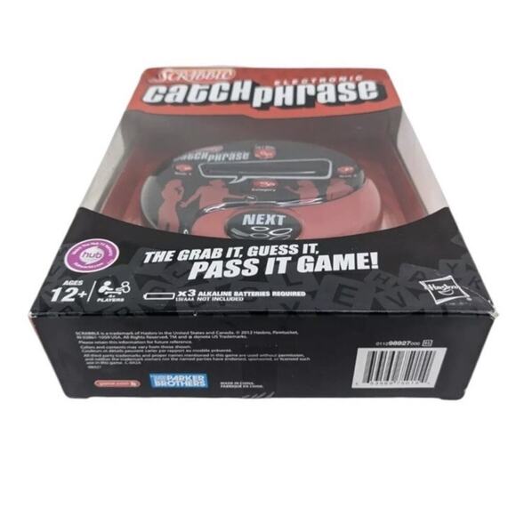 New Hasbro Scrabble Electronic Catch Phrase Handheld Electronic Game - Picture 5 of 5